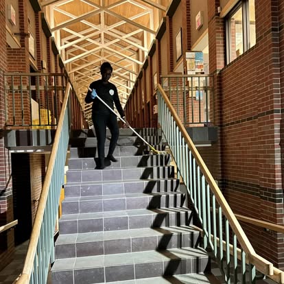 Buay Cleaning at work on a Lincoln property